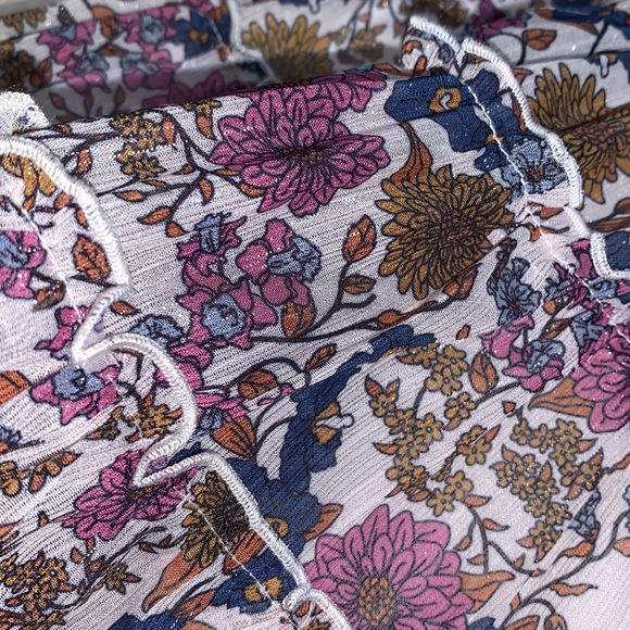 NWT Cheeky Plum Brielle Shimmer Dress Violet Fields 18-24M - Picture 9 of 14